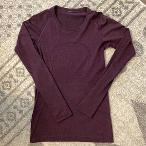 Lululemon run swiftly long sleeve, size 8, EUC